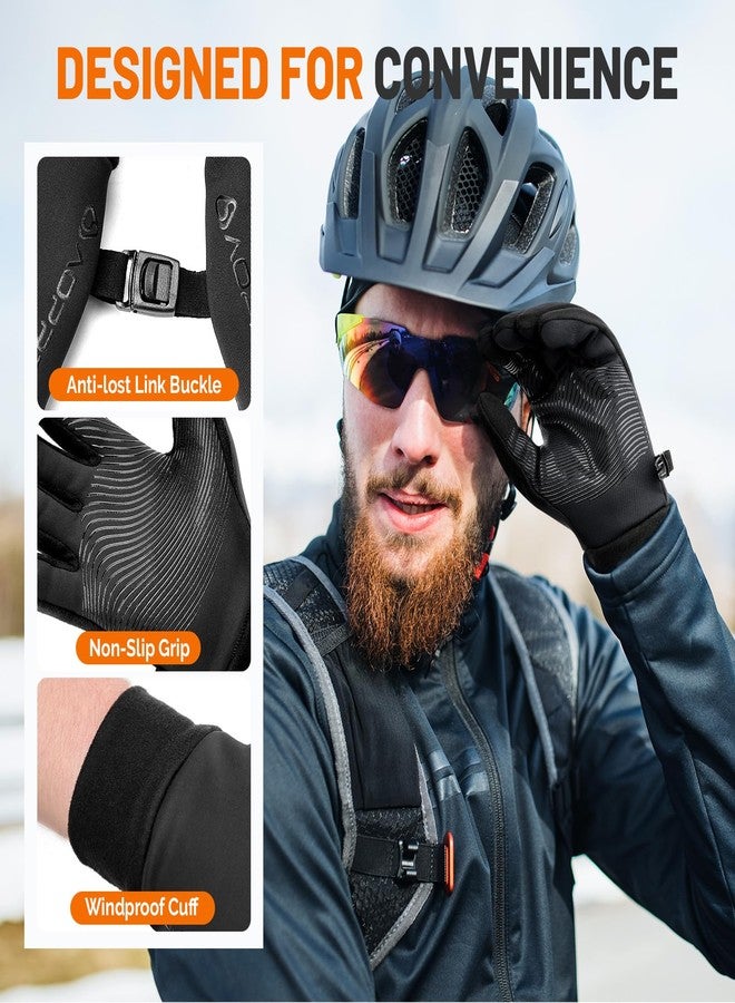 AOPREL Winter Gloves Men Women Windproof Touchscreen Gloves with Liner Thermal,Running Gloves for Cycling Driving Daily Work - Image 5